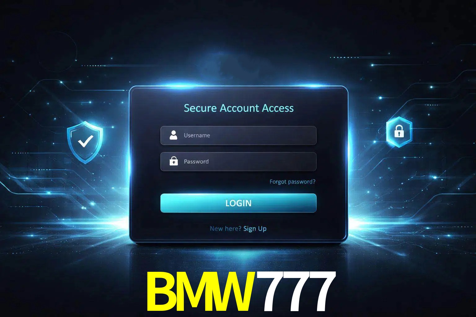 Pantalla de inicio de sesión de cuenta BMW777 para usuarios en México